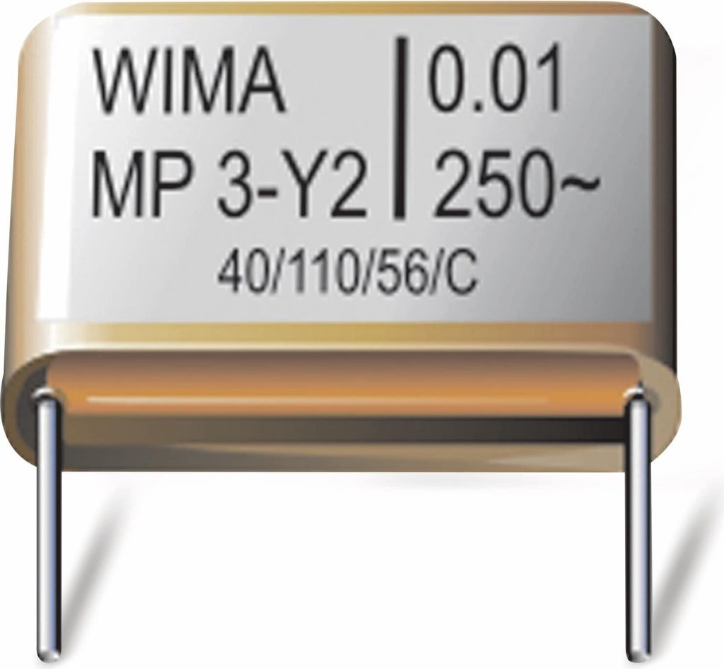WIMA Folienkondensator, 0,01 UF, 250 V-, radial, RM 15, Produktbild 