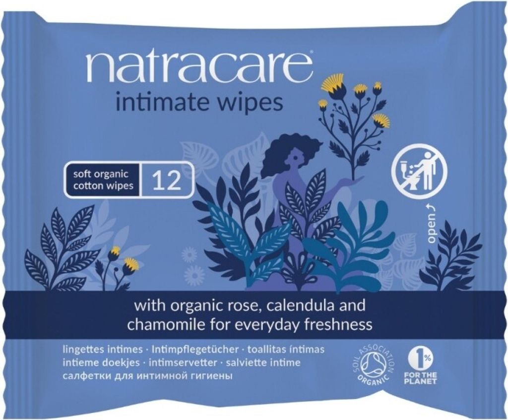 NATRACARE Feuchttücher für die Intimhygiene