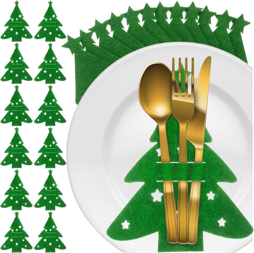 Ruhhy Besteckkasten - Weihnachtsbäume, 12-teilig 24824