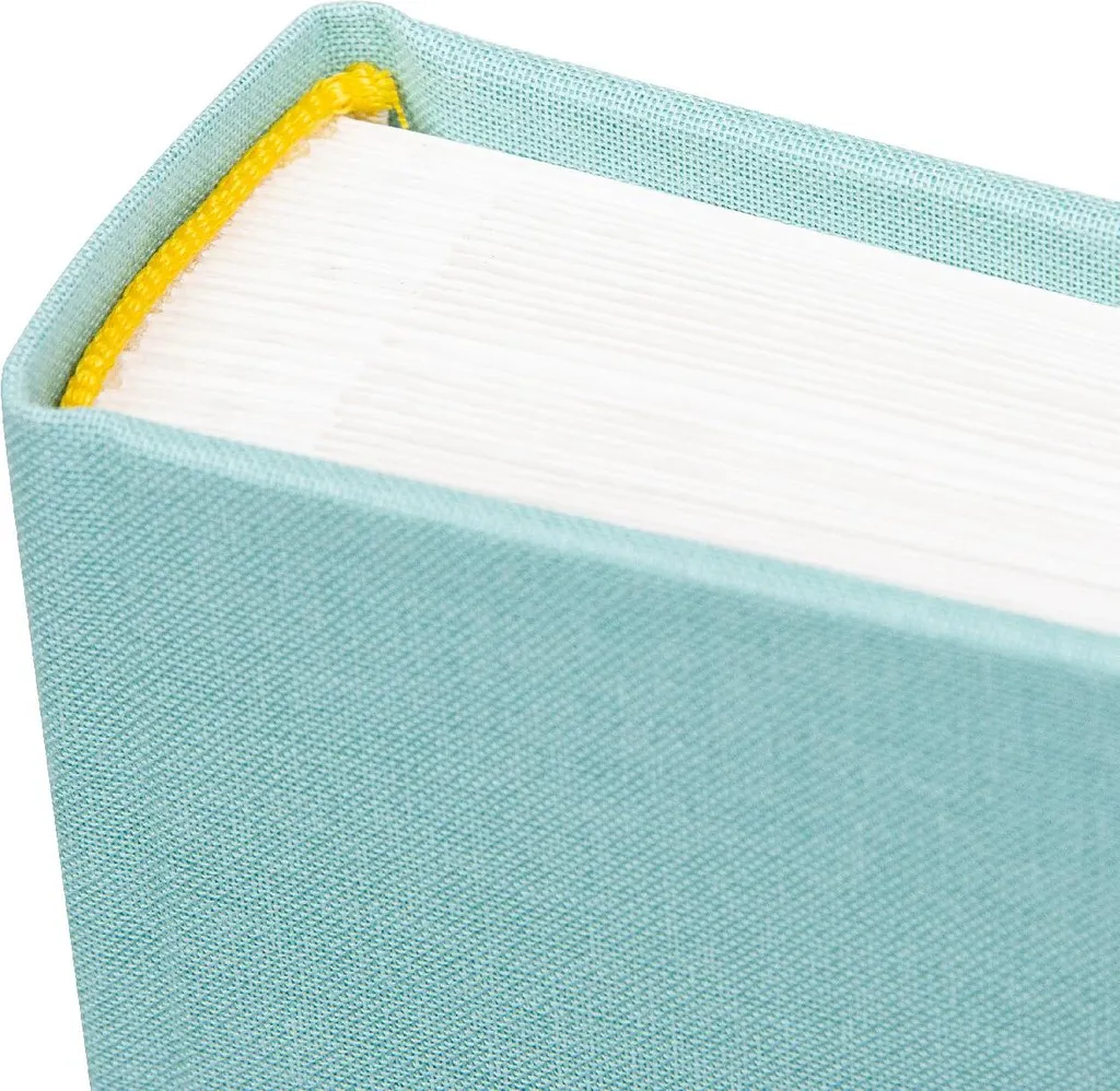 Album Photo Bébé en Lin Bleu Aqua 30x31 cm Goldbuch Cozy Nest pour Enfant - 7