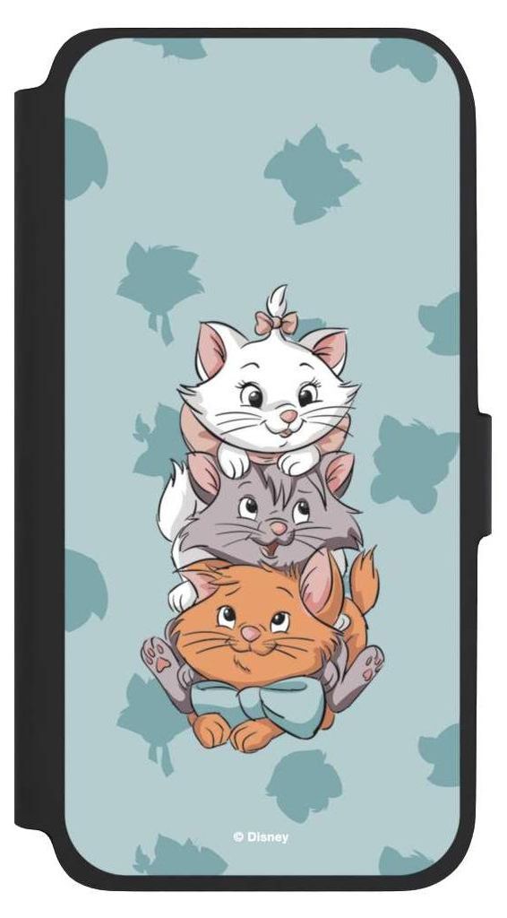 NIVOCASE Klapphülle für Samsung Galaxy A17 5G Handyhülle aus Kunst Leder NIVOflip schwarz Aristocats Disney Katze