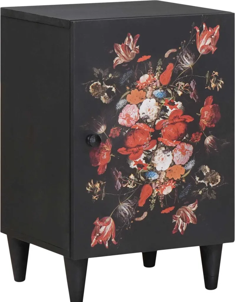 Arredo Bagno Multicolore Legno Massiccio Mango 38x33,5x58 cm