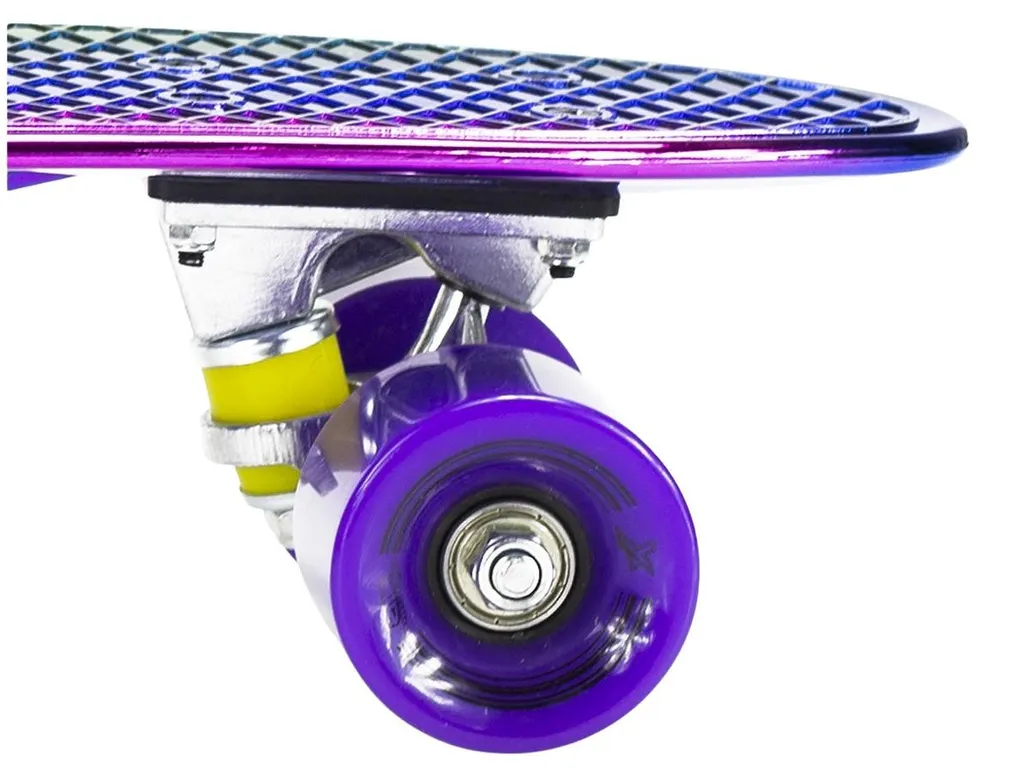 Pennyboard Rainbow Electrostyle - Skateboard Durable Multi-couleurs 22" - 5