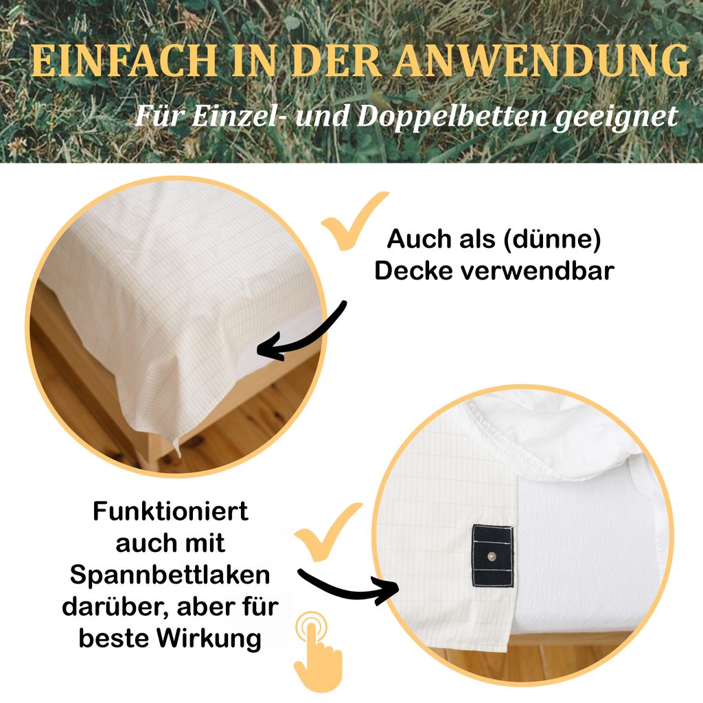 Earthle Earthing Sheet - Erdungstuch - Erdungslaken- Erdung Produktbild 4