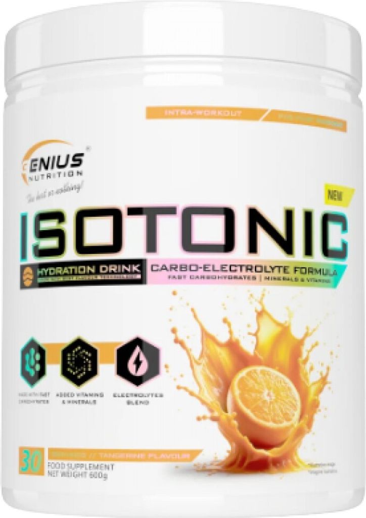 Genius Nutrition | Isotonic | Hydration Drink Carbo-Electrolyte Formula Mandarin