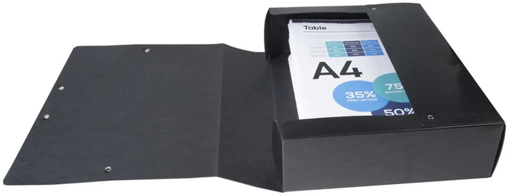 Boîte de classement Iderama Exacompta A4 80mm carton rigide assorti - 8