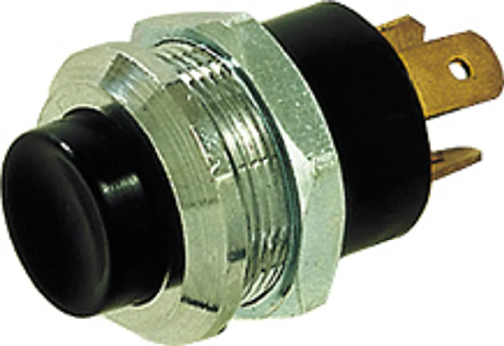 Commande klaxon et pompe : Interrupteur Allpa 20A laiton Ø21mm