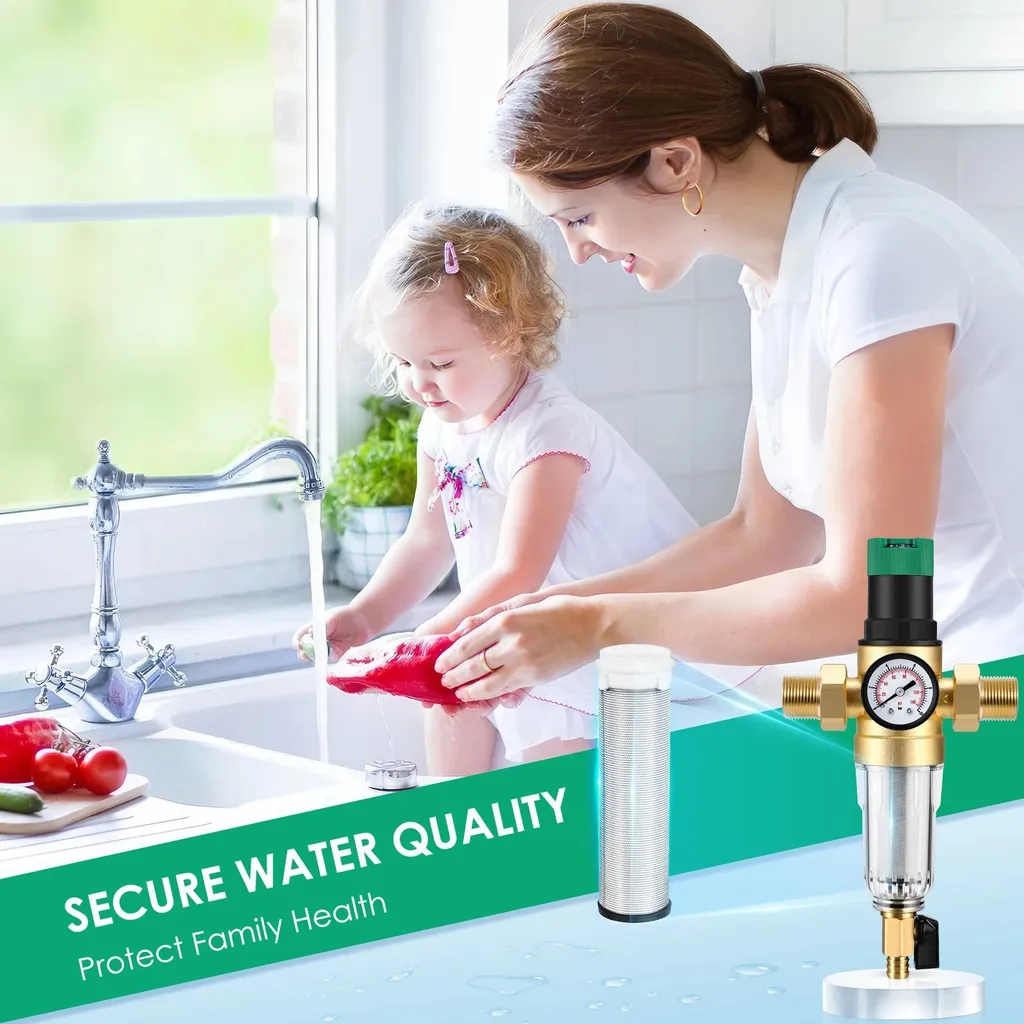 Régulateur pression d'eau réglable 240V en laiton pour osmoseur et RO - 6