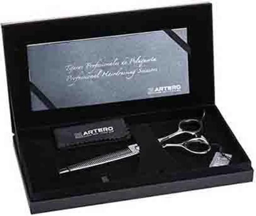Ciseaux de coiffeur Onix 50T 7' Artero en acier noir mat haute qualité