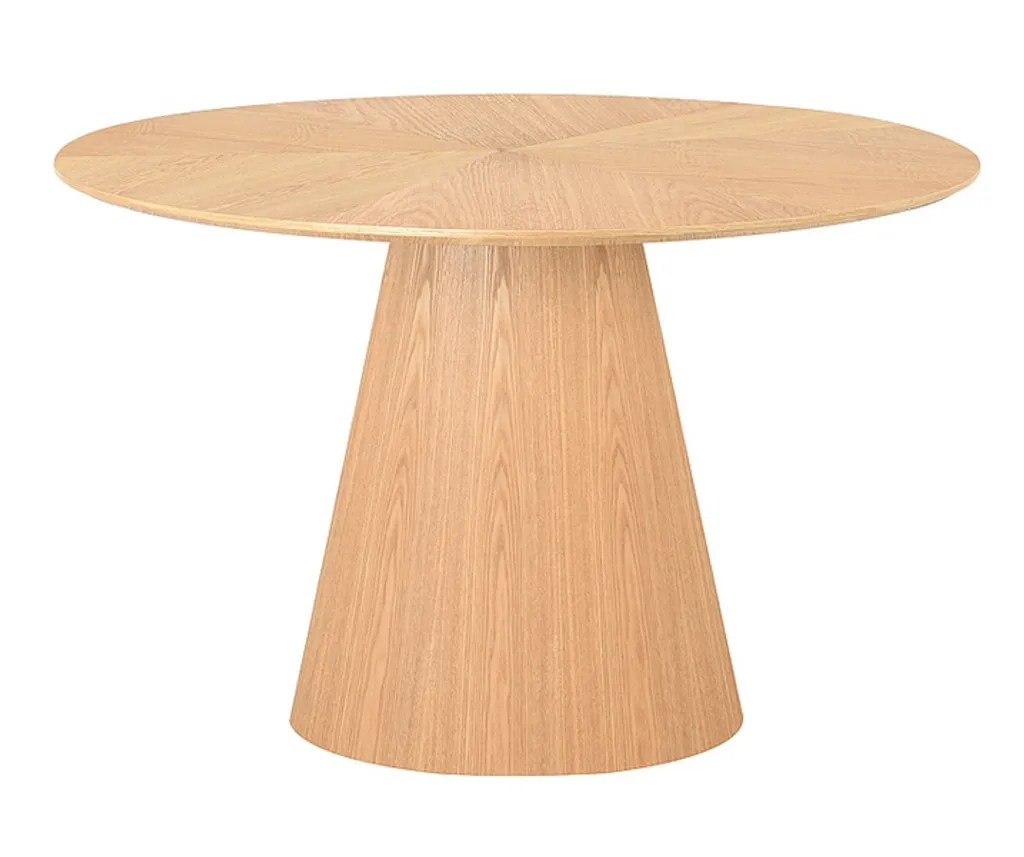 Table ronde ARLO en chêne : Gagnez de la place dans votre salle à manger