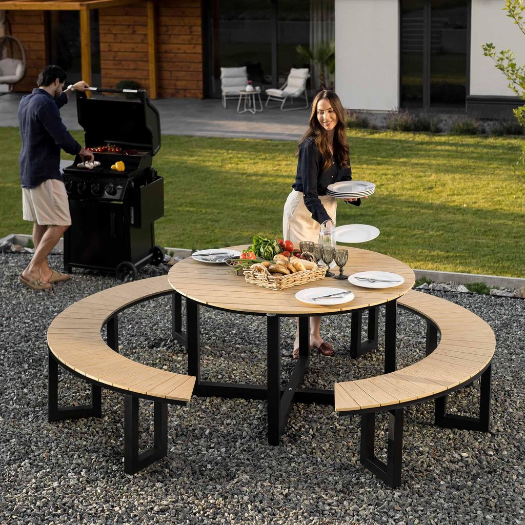 di volio Gartenmöbel Set PORTOFINI - Beige, Sitzgruppe Produktbild 
