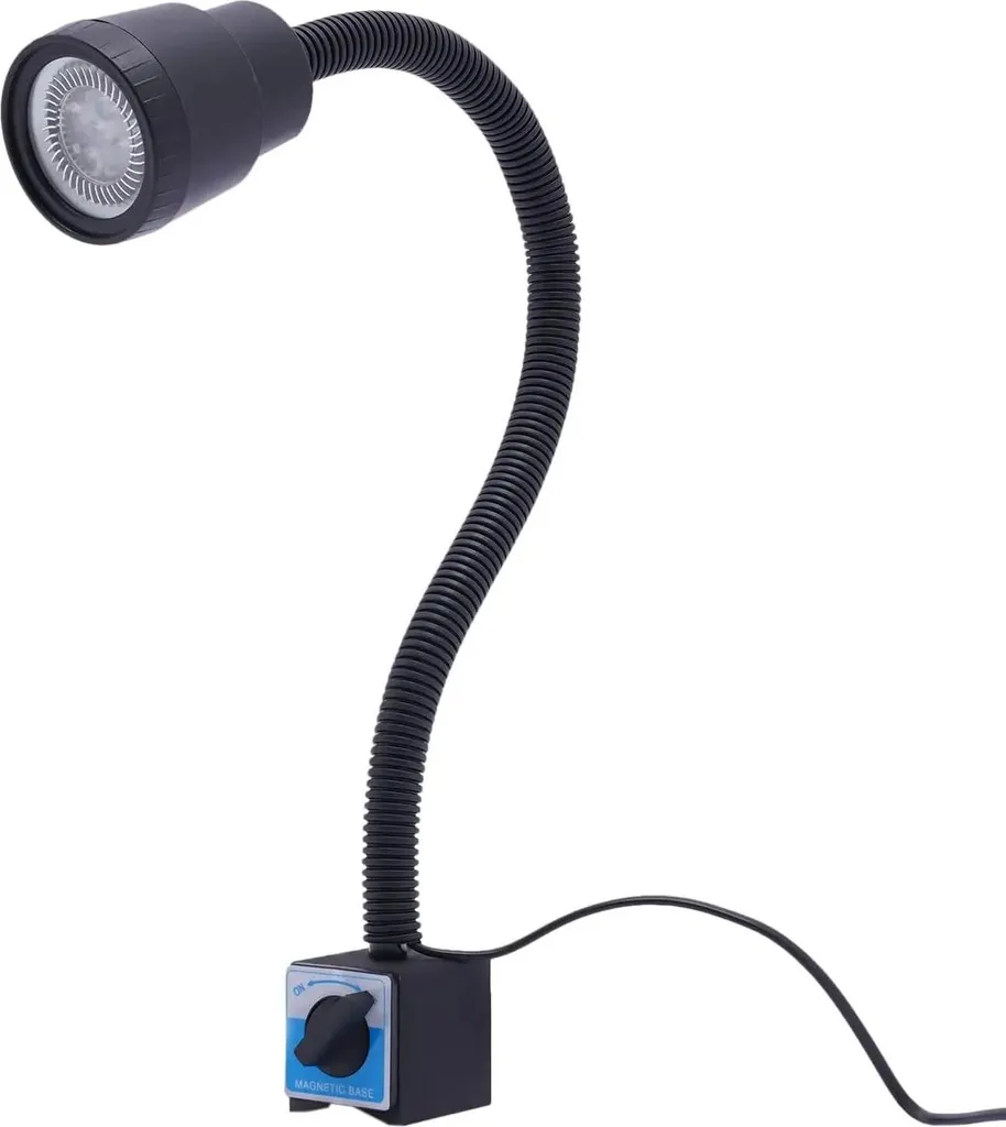 Lampe de travail flexible à aimant puissant pour éclairage orientable
