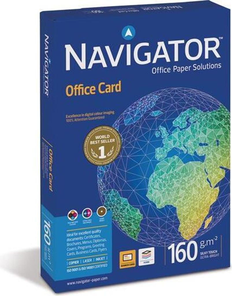 Navigator Office Card, Laserová/atramentová tlač, A4 Obrázok produktu 