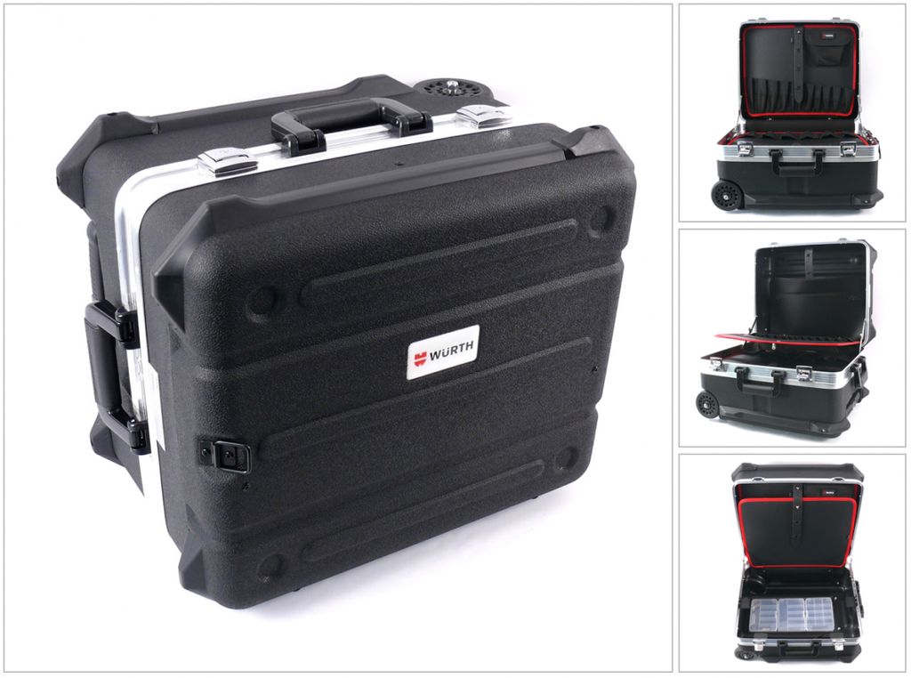 Würth Werkzeugkoffer WZGKOFFR-ROLLEN-HDPE-500 X 400 X 370 Image du produit 