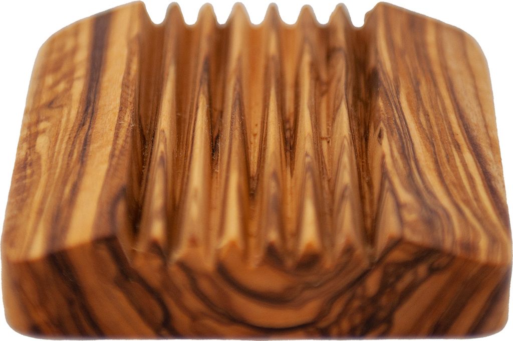 Seifenablage Eckig, aus Olivenholz ca. 9 x 9 cm Produktbild 