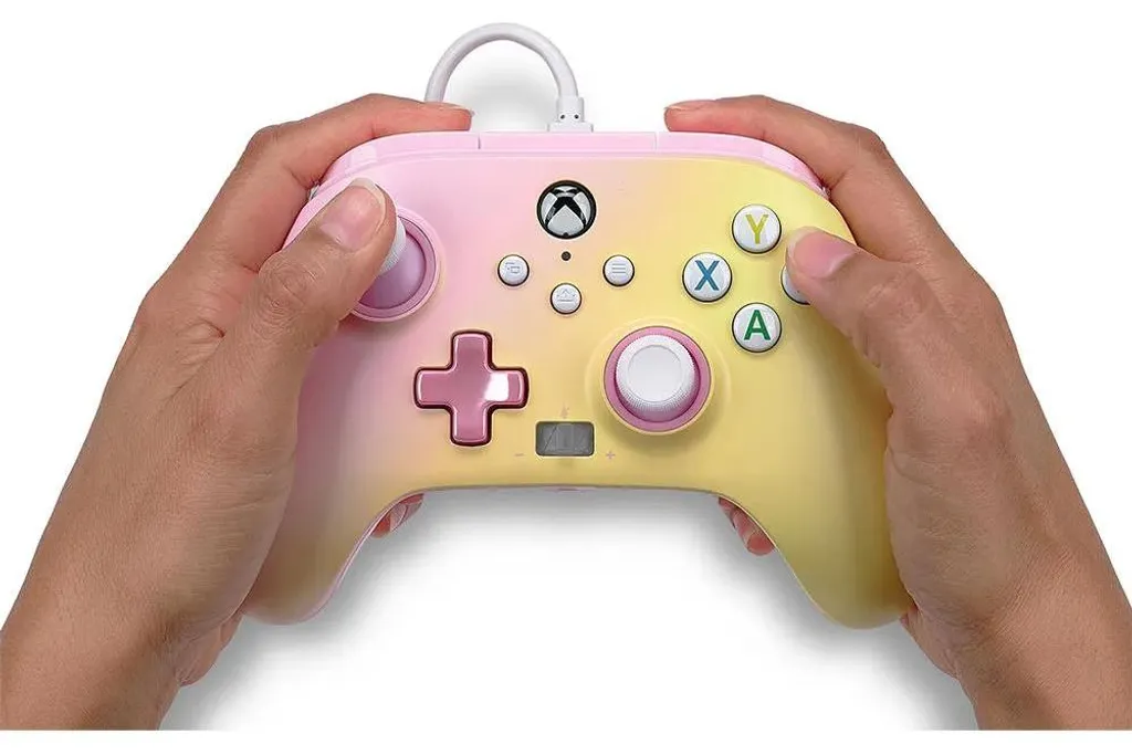 Manette Xbox Series X|S filaire avec boutons programmables Rose flashy - 14