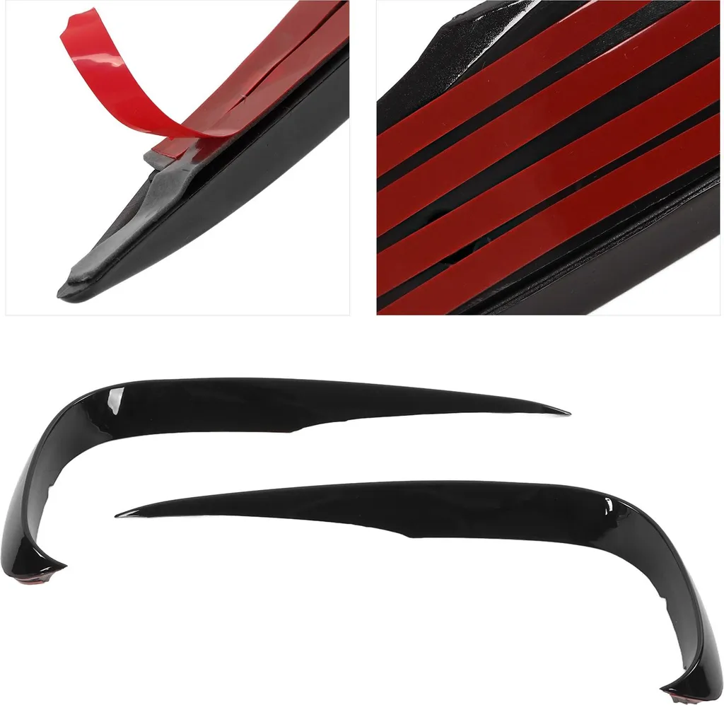 Canards de Pare-chocs en ABS Noir pour Mercedes Classe E W213 AMG