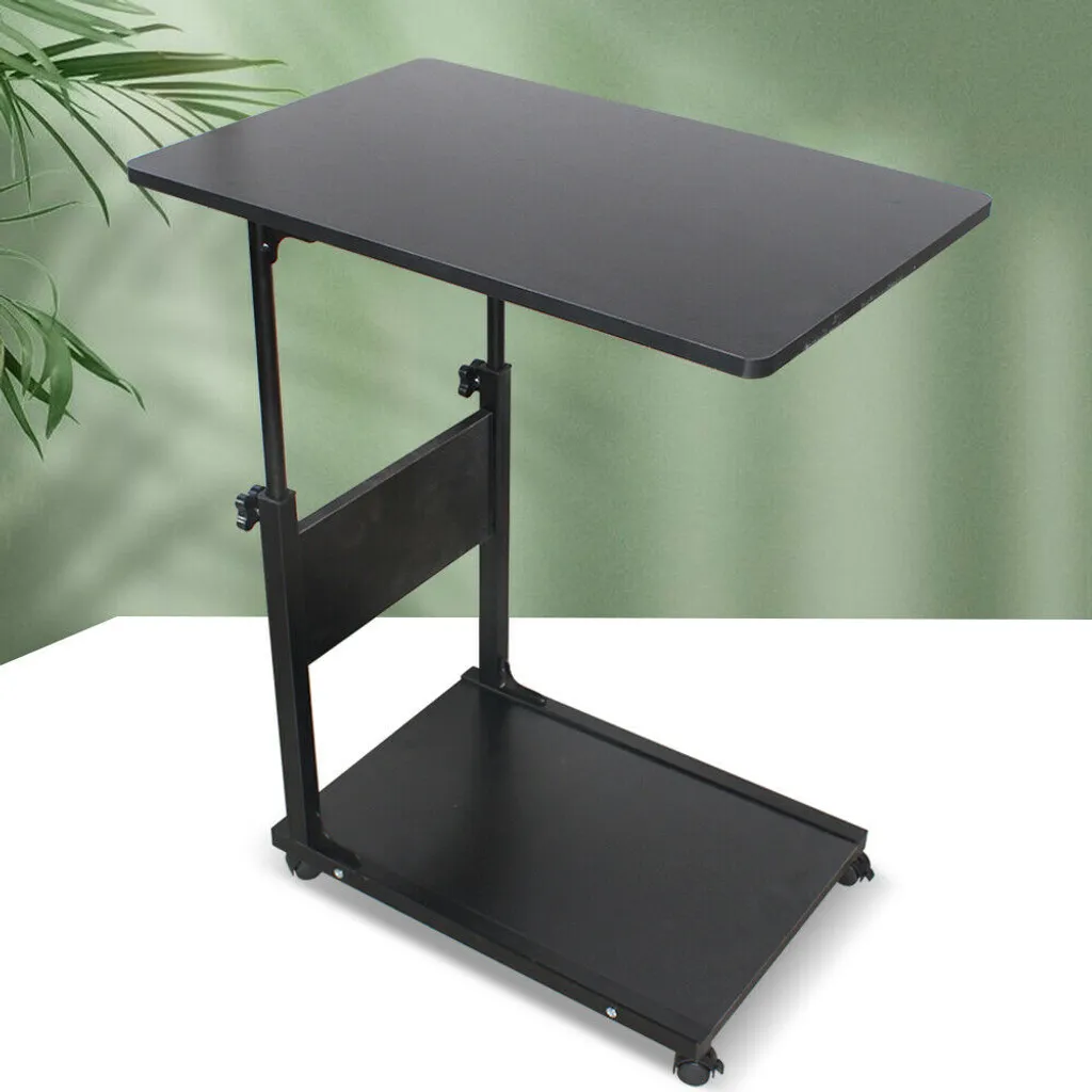 Table d'ordinateur mobile réglable 55-80cm pour lit et canapé en bois - 5