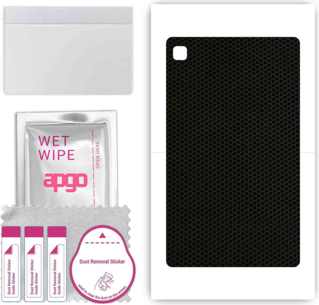 apgo Rückseite Schutzfolie, Skin, kompatibel mit Teclast P20HD, Hinten Displayschutzfolie aus Vinylfolie, kratzfest, einfache Montage - Matrix