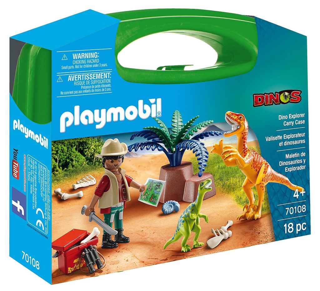 PLAYMOBIL 70108 Dino Rise Explorateur de dinos à emporter Image du produit 