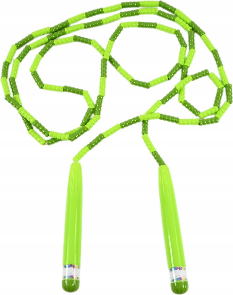Springseil mit Perlen für Kinder Verstellbar 260cm - Bunte Glieder-Springschnur für Sport