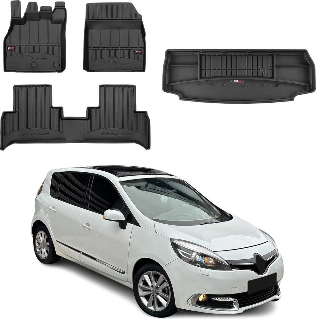 OMAC Kit tapis de sol & bac de coffre pour Renault Scenic Image du produit 