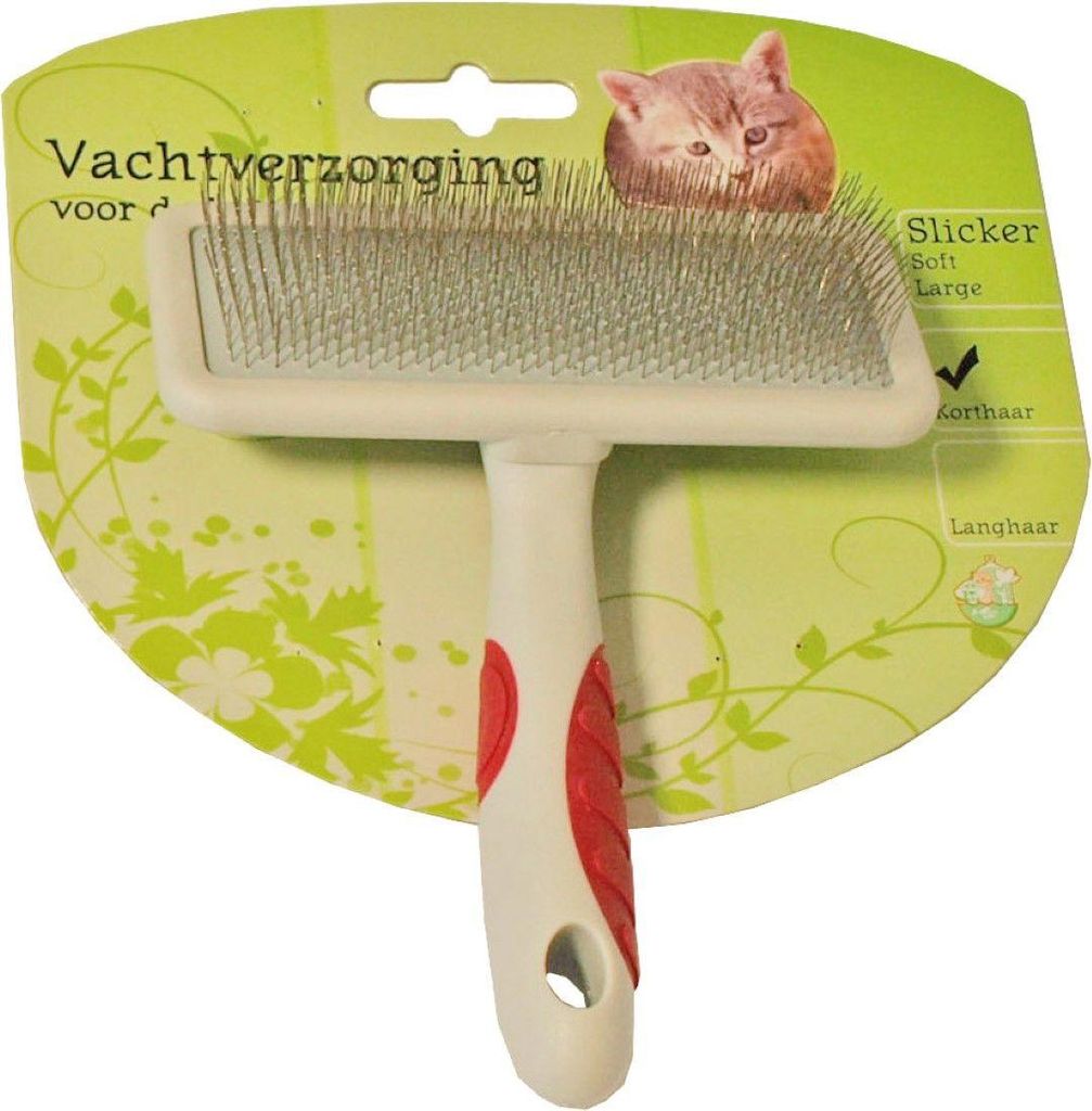 Katzenbürste slicker soft groß Fellpflege Katze - Gebr de boon