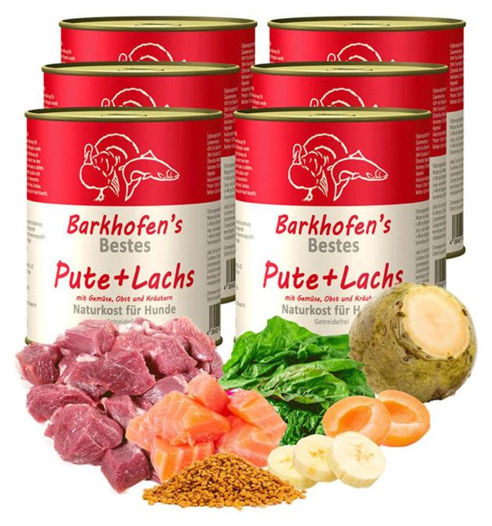 Barkhofen’s Bestes - Pute+Lachs 6x 800g