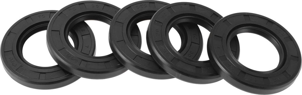 5 Stück Drehwellendichtung Hochdruck-Öldichtung 30x52x7mm Schwarz Nitril 70 Durometer Gummi