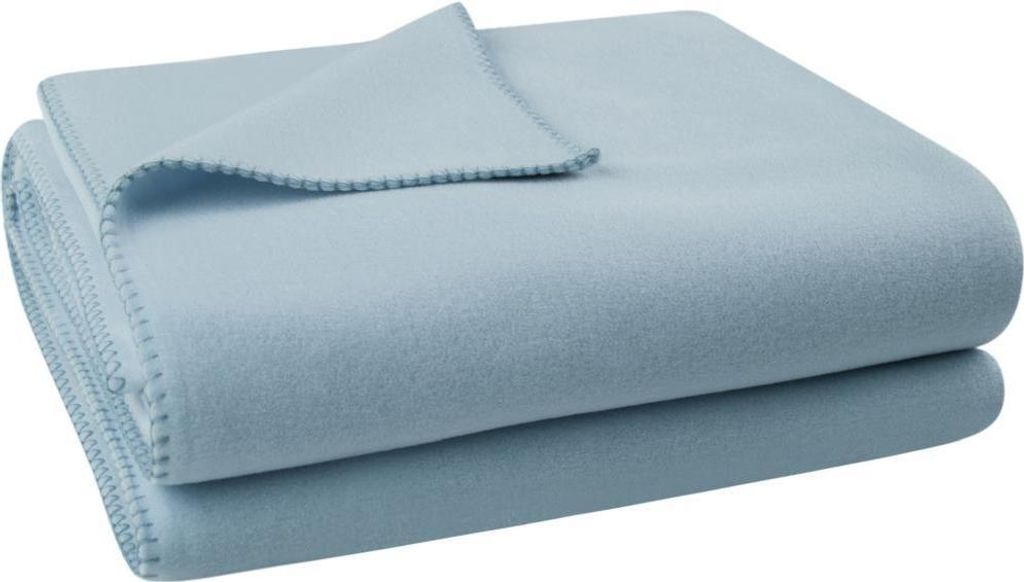 Zoeppritz Basis Soft-Fleece azur blanket 520 65% Polyester, Immagine del prodotto 