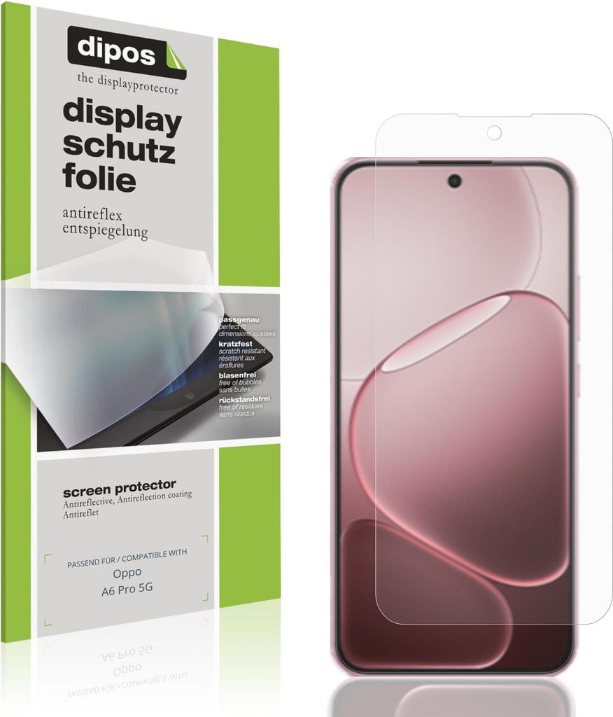 4x Schutzfolie für Oppo A6 Pro 5G matt Displayschutzfolie Folie Display Schutz dipos