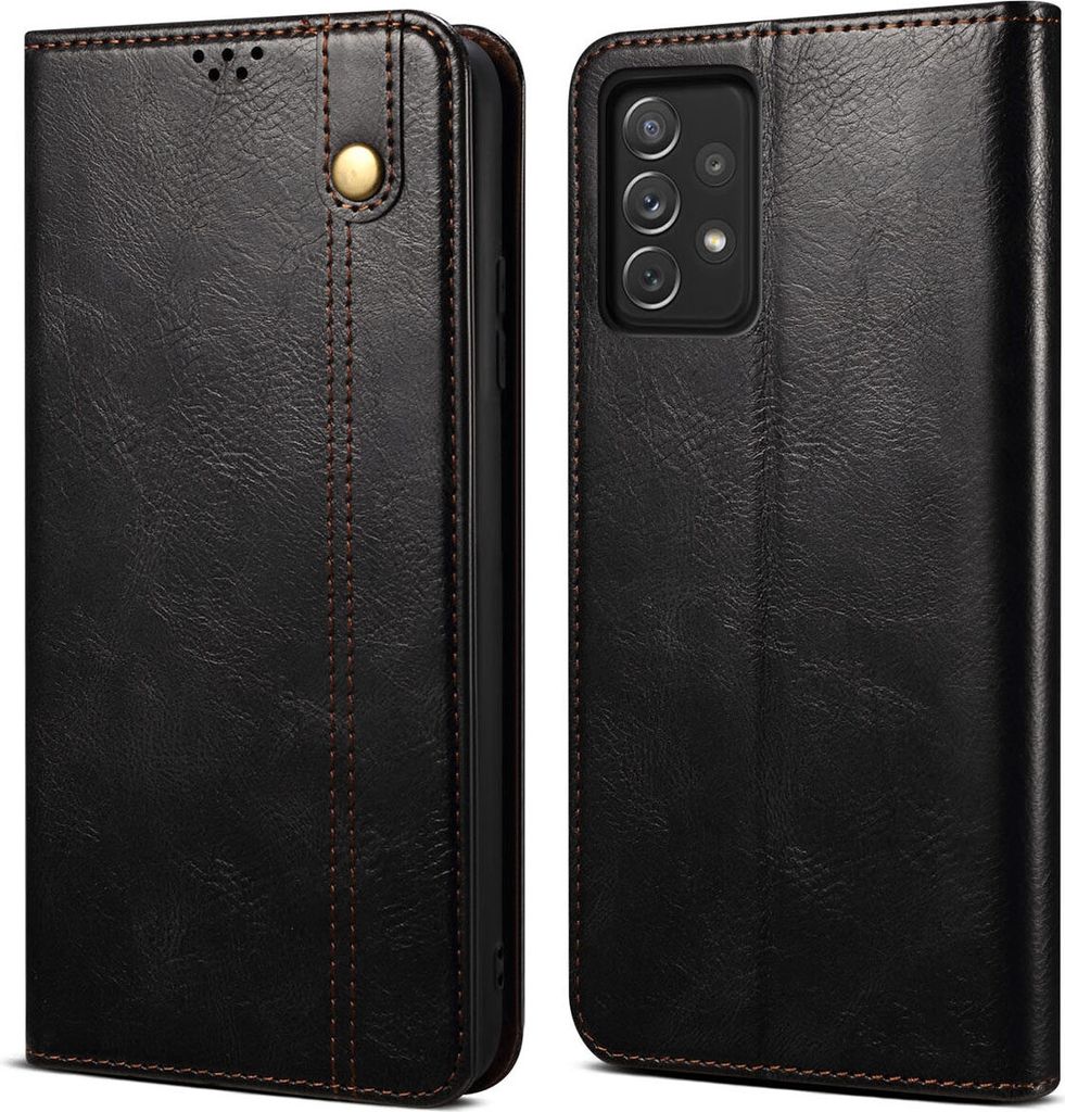 Galaxy A33 5G Hülle, Leder Flip Brieftasche Schutzhülle mit Produktbild 