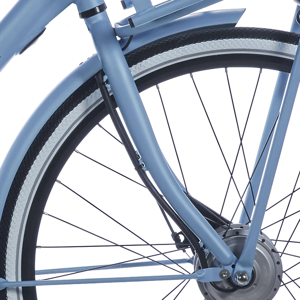 Fourche de vélo Cortina E-U4 pour frein Rollerbrake Bleu ciel mat FM