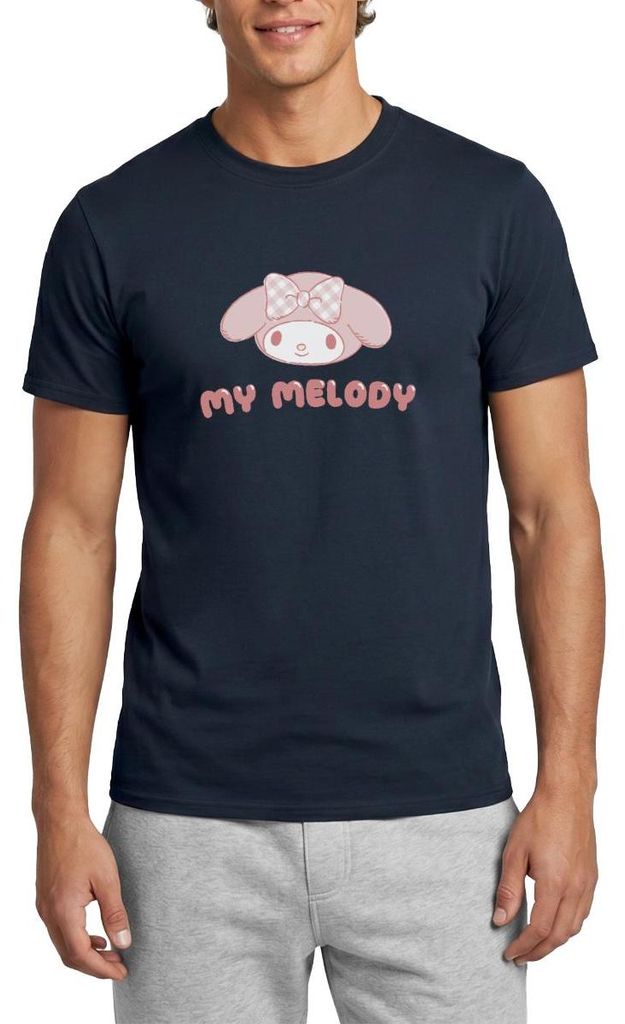 Spreadshirt My Melody Portrait Männer T-Shirt, 4XL, Navy