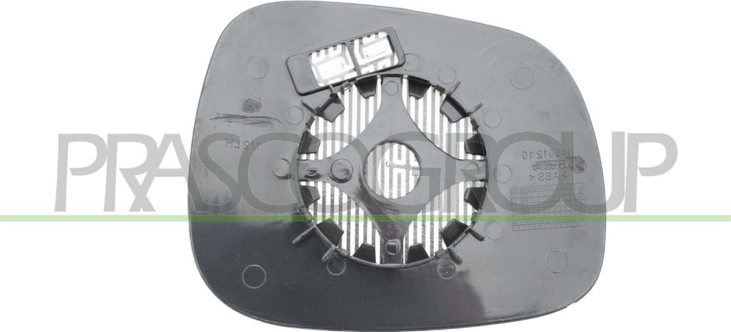 PRASCO Spiegelglas Außenspiegel Rechts für BMW X1 (E84) Beheizbar Konvex BM7027503