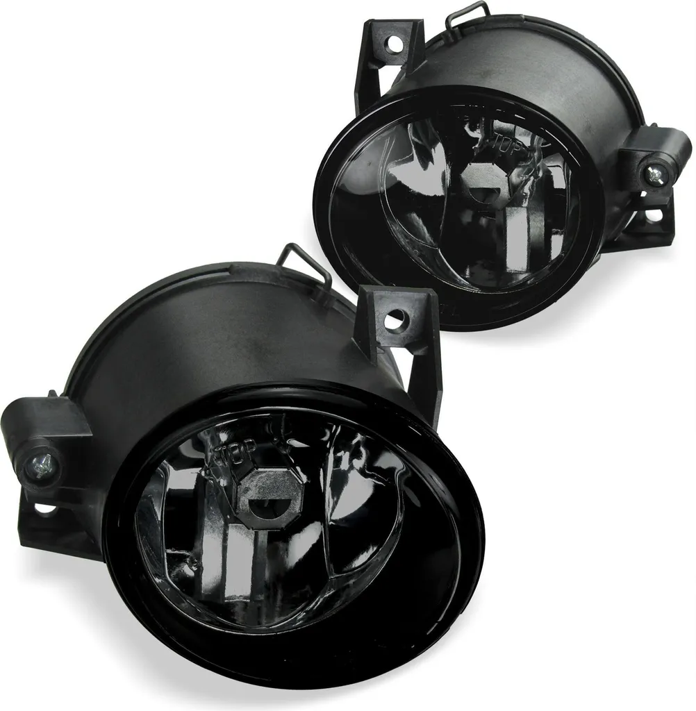 Phares Antibrouillard Finition Noir Fumé H3 pour VW Polo 9N Set de 2 Pièces
