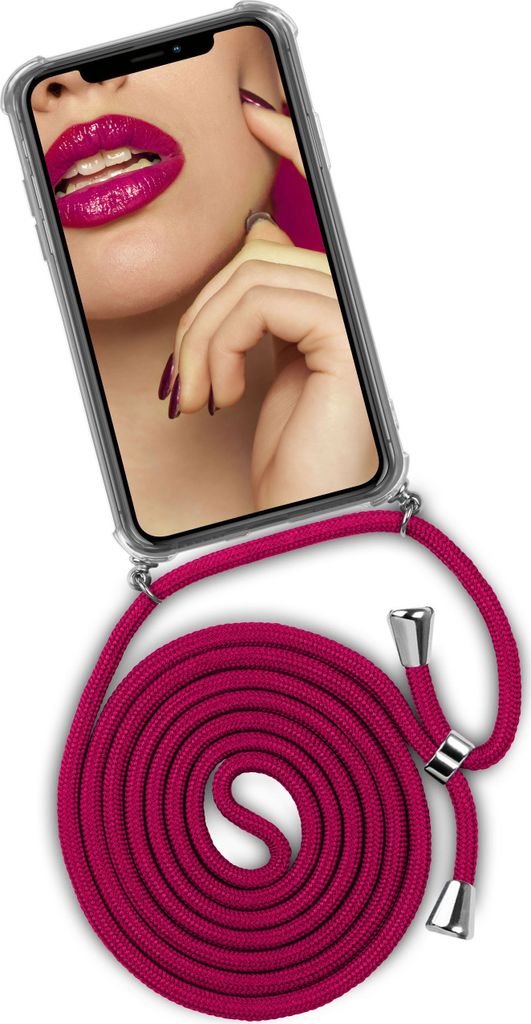 TWIST-Case + TWIST-Cord für iPhone 11 Pro Max, Farbe:Hot Kiss (Silber)