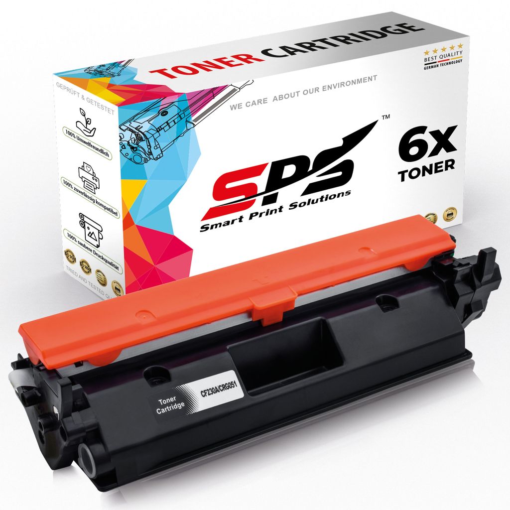 6x Kompatibel Canon CRG051 Toner Schwarz für Canon iSENSYS MF267dw
