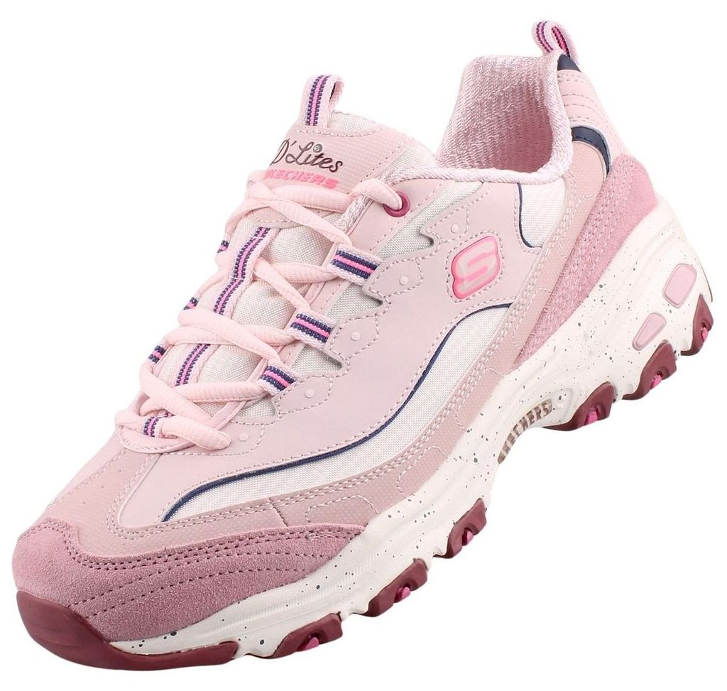 Skechers D´Lites Bold Views Damen Sneaker Rosa Produktbild 