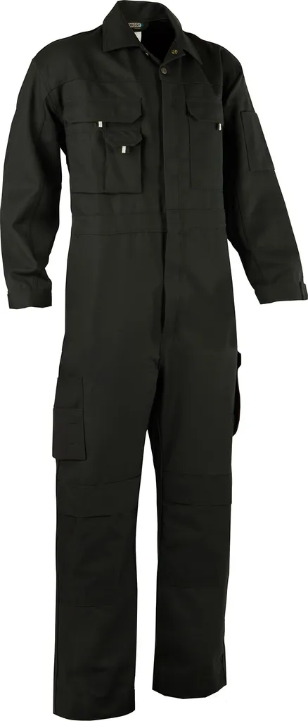 Tuta DASSY Nimes BW Nera L Standard: Resistenza Cordura per Professionisti