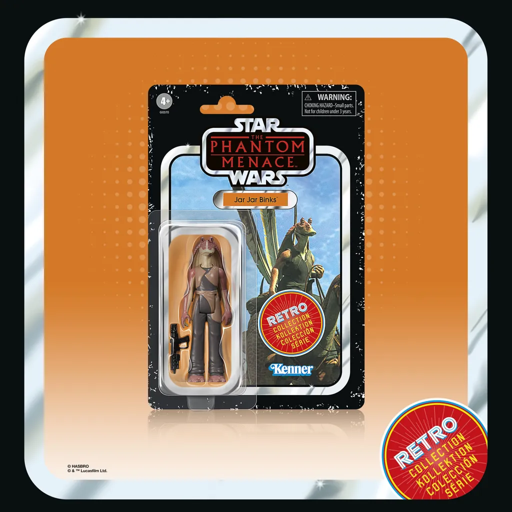 Figurine Star Wars Phantom Menace 9,5cm Hasbro avec Points Articulés