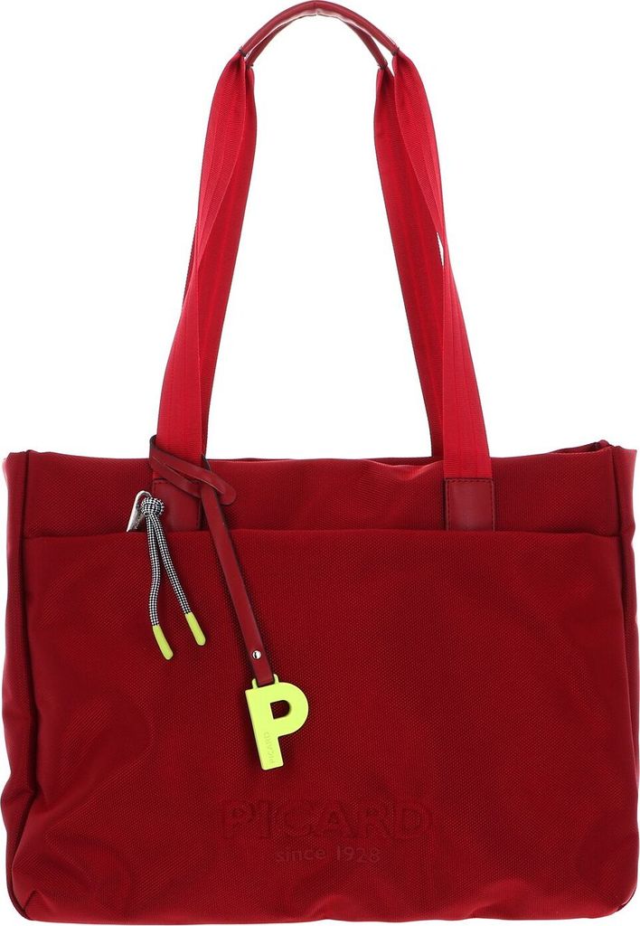 PICARD Schultertasche Lucky One Shopper Lipstick dunkelrot Produktbild 