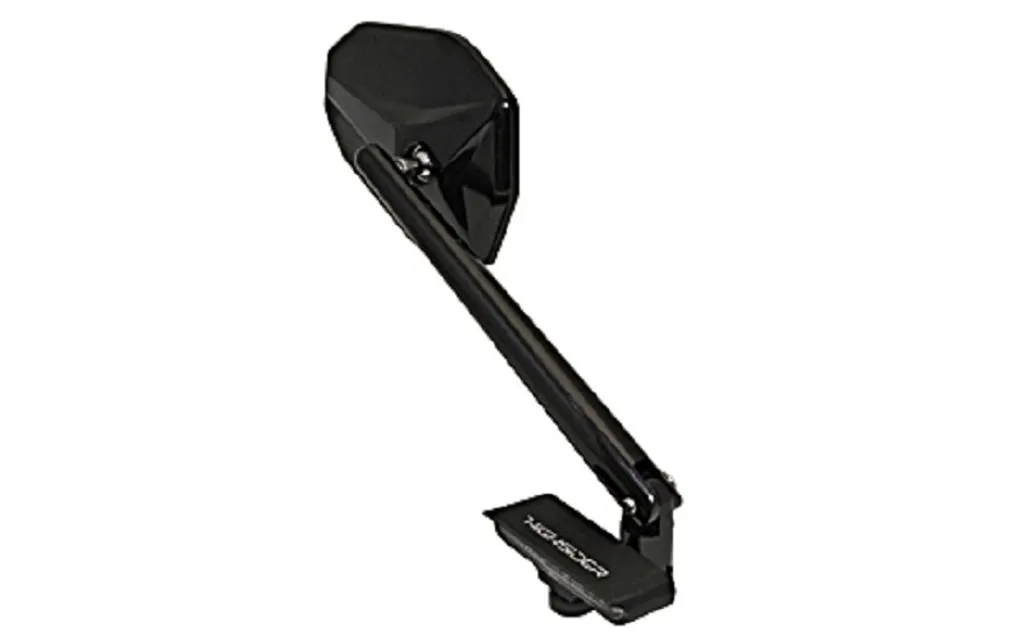 Indicatore LED STRIPE, alluminio nero, per montaggio su specchio
