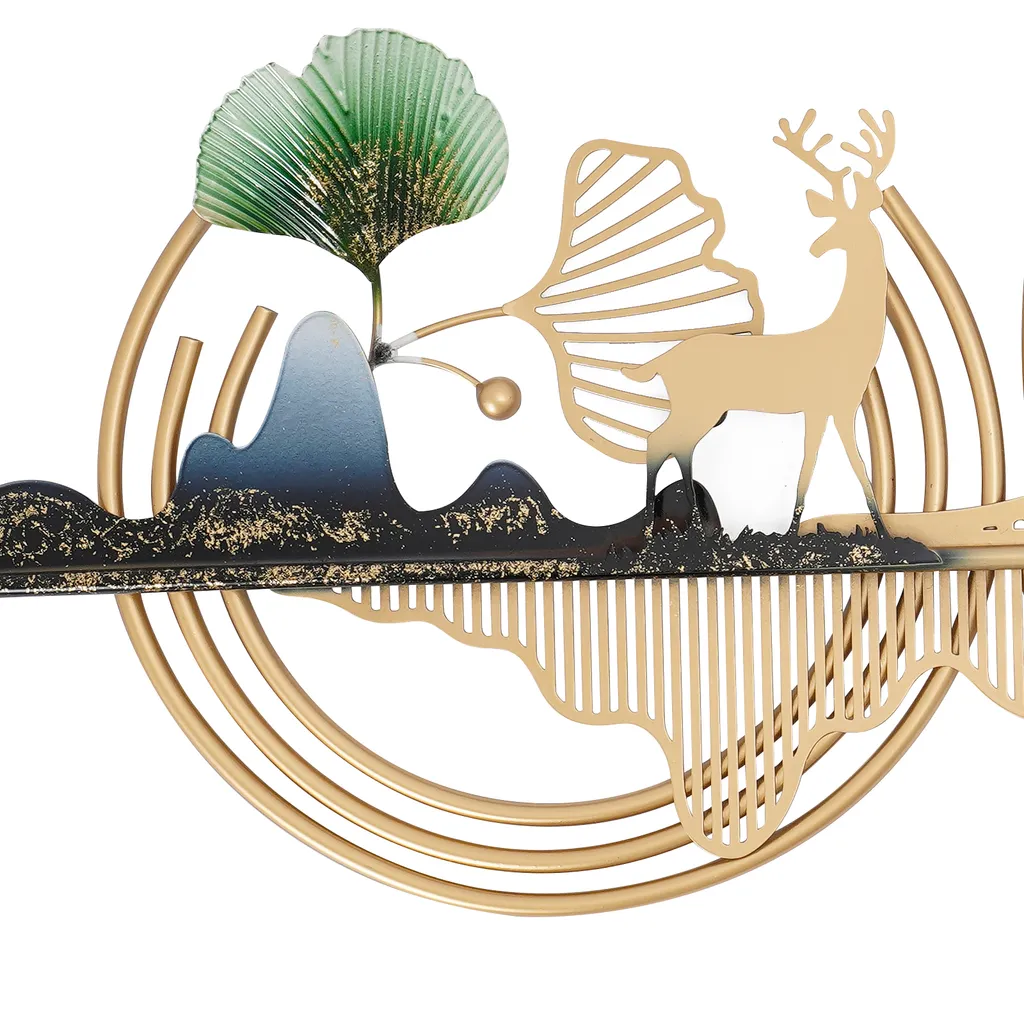 Décoration murale créative 3D en fer - Solution pour murs vides design