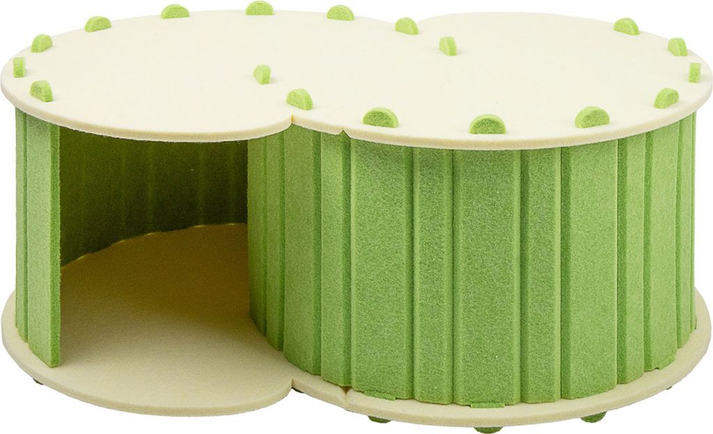 Großes Katzentunnelbett, Filz-Katzennest, abnehmbares Katzenversteck, Nickerchen-Ruhebett, Katzenhöhle, Haus, Haustier-Spieltunnel