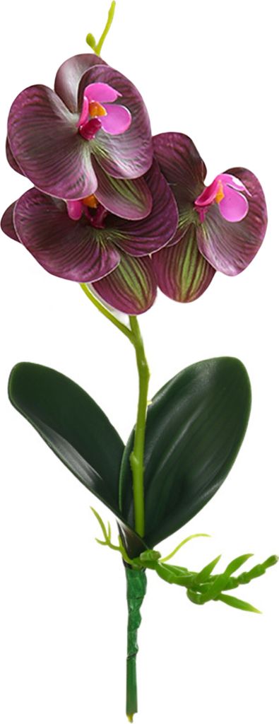 künstliche Orchidee Nichtverfasst nicht verdorrt, leichte Pflege lebendige dekorative dekorative Mehrzweck-Klare Textur Miniatur Künstliche Blume...