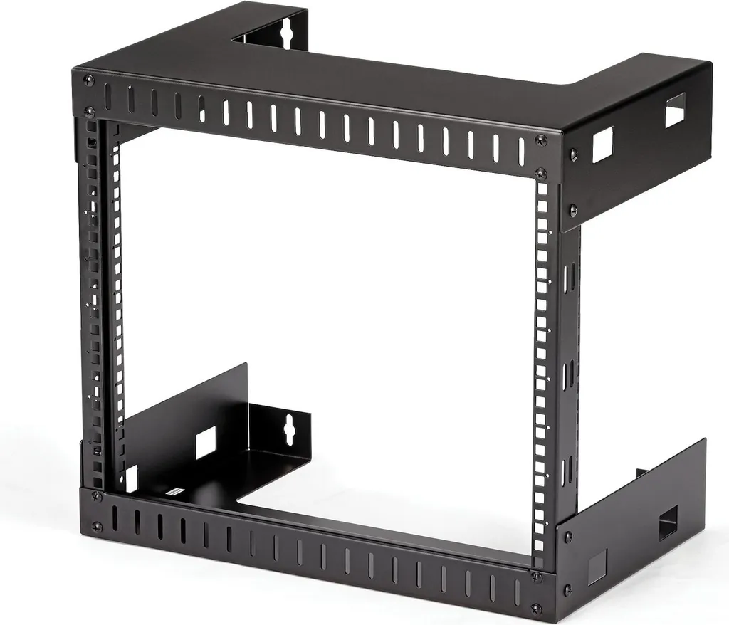 Rack informatique mural 8U de 19 pouces pour la gestion des câbles réseau