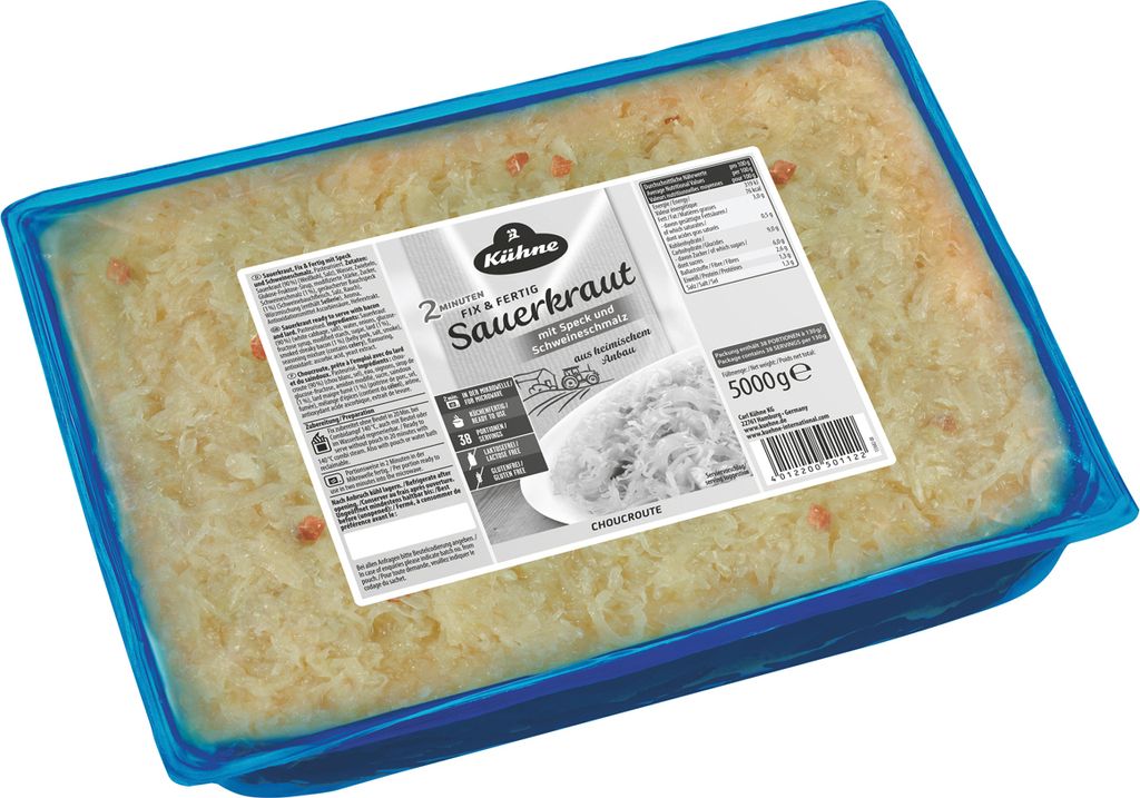 Crauti pronti Kühne con pancetta e lardo 5000g Immagine del prodotto 