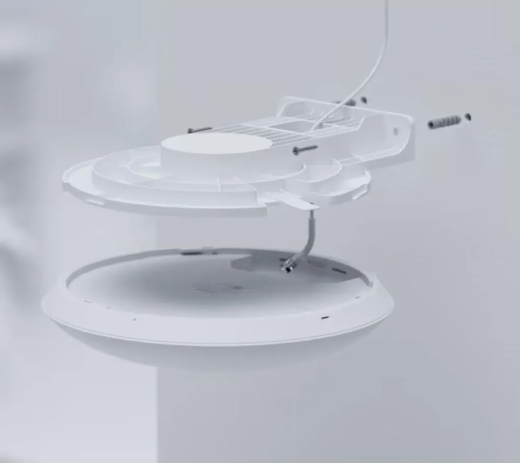Support mural Ubiquiti UACC-AP-AM Blanc pour point d'accès Wi-Fi Pro - 6