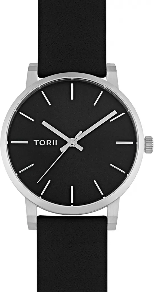 Montre homme TORII S41BL.BS noir classique - Garde-temps minimaliste chic